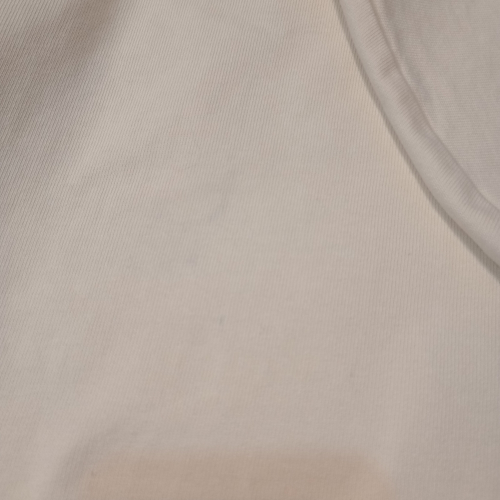 Nike Embroidered Logo Pale Yellow Cropped Cotton Tee - Picture 9 of 9